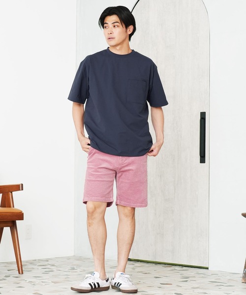 jiggys shop(ジギーズショップ)の「速乾 アクティブモバイル ドローコード ポケット付き Tシャツ(Tシャツ/カットソー・メンズ・カーキ/チャコールグレー/ブラック/ネイビー・X-LARGE/LARGE/MEDIUM)」の11枚目の写真
