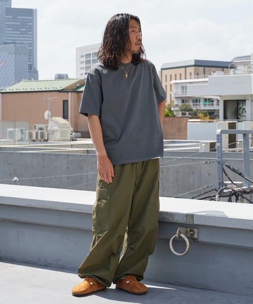 ROOPTOKYO(ループトウキョウ)の「ピグメントエクストラタッチコットンクルーネックTシャツ 半袖Tシャツ 秋 秋服 2026年秋冬(Tシャツ/カットソー・メンズ・ブラック/グレー・S/M/L)」の11枚目の写真