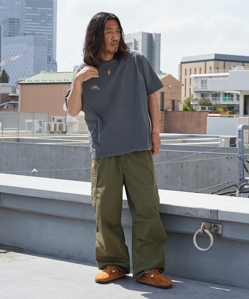 ROOPTOKYO(ループトウキョウ)の「ピグメントエクストラタッチコットンクルーネックTシャツ 半袖Tシャツ 秋 秋服 2026年秋冬(Tシャツ/カットソー・メンズ・ブラック/グレー・S/M/L)」の12枚目の写真