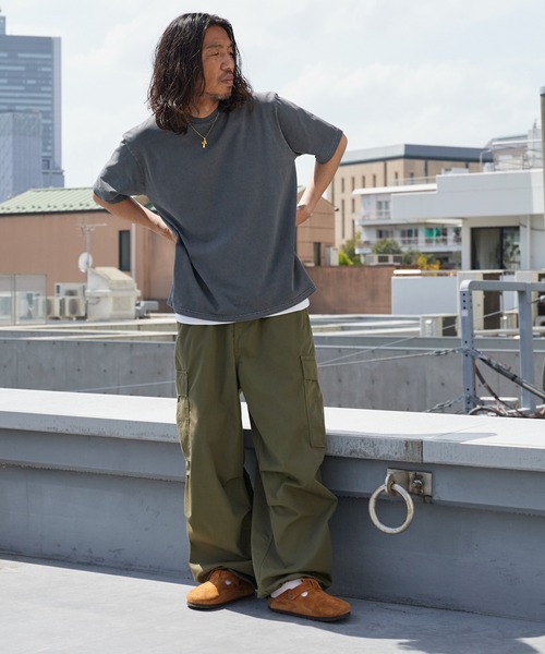 ROOPTOKYO(ループトウキョウ)の「ピグメントエクストラタッチコットンクルーネックTシャツ 半袖Tシャツ 秋 秋服 2026年秋冬(Tシャツ/カットソー・メンズ・ブラック/グレー・S/M/L)」の14枚目の写真