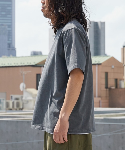 ROOPTOKYO(ループトウキョウ)の「ピグメントエクストラタッチコットンクルーネックTシャツ 半袖Tシャツ 秋 秋服 2026年秋冬(Tシャツ/カットソー・メンズ・ブラック/グレー・S/M/L)」の22枚目の写真