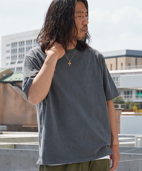 ROOPTOKYO(ループトウキョウ)の「ピグメントエクストラタッチコットンクルーネックTシャツ 半袖Tシャツ 秋 秋服 2026年秋冬(Tシャツ/カットソー・メンズ・ブラック/グレー・S/M/L)」の10枚目の写真