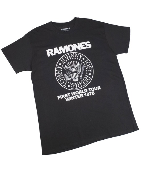 ROCK-OFF(ロックオフ)の「【ROCK-OFF】【3】RAMONES WORLD TOUR T-SHIRTS(Tシャツ/カットソー・メンズ・ブラック・X-LARGE/MEDIUM/LARGE)」の1枚目の写真