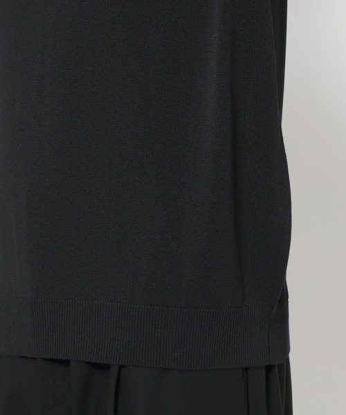 RAGEBLUE(レイジブルー)の「Bi-collar Knit Polo Shirt / バイカラーニットポロシャツ(ポロシャツ・メンズ・グレー/ベージュ/ブラック・MEDIUM/LARGE)」の7枚目の写真