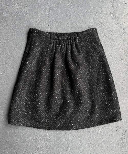 CENEA(セネア)の「ウールライクラメミニスカート(スカート・レディース・ブラウン/ブラック/ベージュ・LARGE/MEDIUM/SMALL)」の15枚目の写真