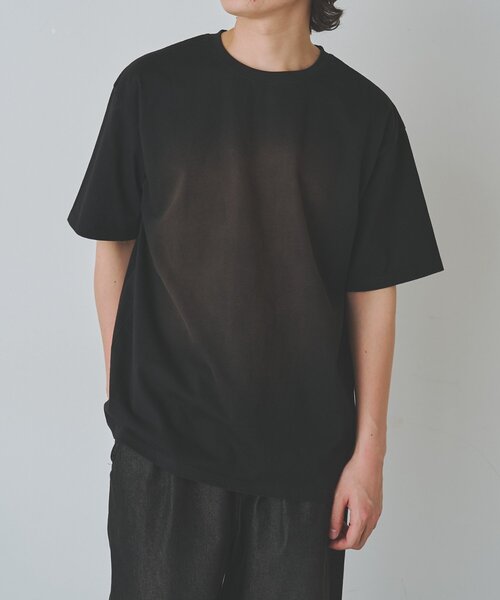 COLONY 2139(コロニートゥーワンスリーナイン)の「フロントスプレーTシャツ(Tシャツ/カットソー・メンズ・ネイビー/レッド/サックスブルー/ブラック・LARGE/MEDIUM)」の6枚目の写真