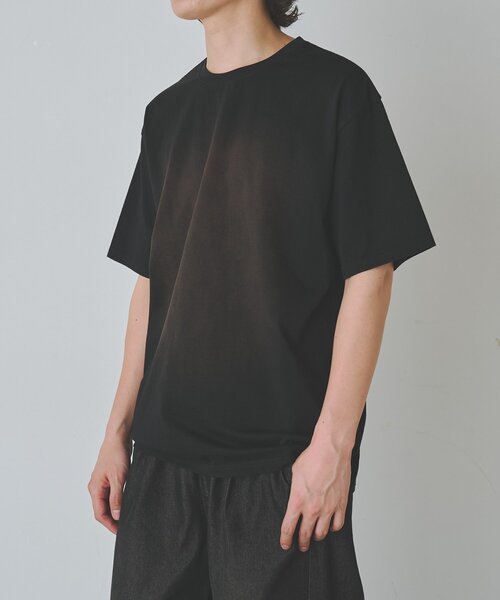 COLONY 2139(コロニートゥーワンスリーナイン)の「フロントスプレーTシャツ(Tシャツ/カットソー・メンズ・ネイビー/レッド/サックスブルー/ブラック・LARGE/MEDIUM)」の7枚目の写真