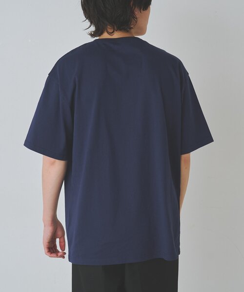 COLONY 2139(コロニートゥーワンスリーナイン)の「フロントスプレーTシャツ(Tシャツ/カットソー・メンズ・ネイビー/レッド/サックスブルー/ブラック・LARGE/MEDIUM)」の16枚目の写真