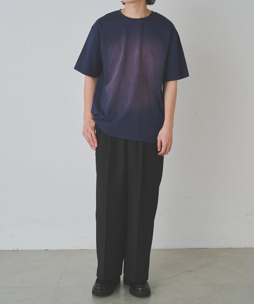 COLONY 2139(コロニートゥーワンスリーナイン)の「フロントスプレーTシャツ(Tシャツ/カットソー・メンズ・ネイビー/レッド/サックスブルー/ブラック・LARGE/MEDIUM)」の18枚目の写真