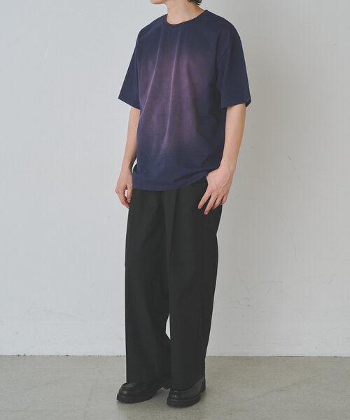 COLONY 2139(コロニートゥーワンスリーナイン)の「フロントスプレーTシャツ(Tシャツ/カットソー・メンズ・ネイビー/レッド/サックスブルー/ブラック・LARGE/MEDIUM)」の19枚目の写真