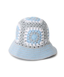 NEW ERA（ニューエラ）の「ニューエラ【NEW ERA】- ニット バケット ハット【CROCHET KNIT BLUE GRAY WHITE 14744714】（ハット）」