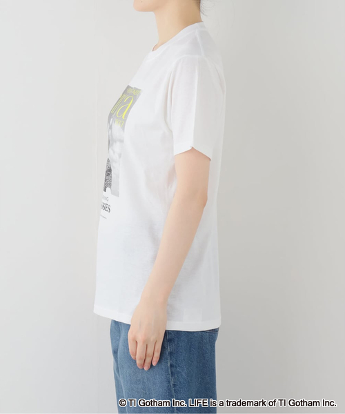 ラトータリテ ホワイト  カットソー 洗える】アシメペプラムカットソー（Tシャツ／カットソー）｜La