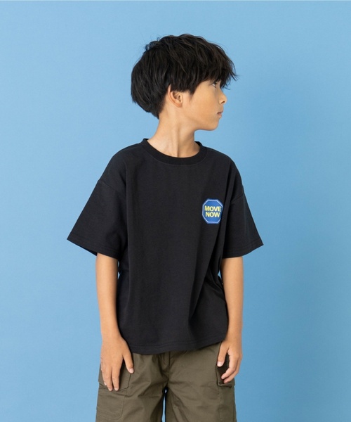 and D. petit main(アンドディープティマイン)の「【綿100】【365D.】メッセージバックBIGロゴ半袖Tシャツ(Tシャツ/カットソー・キッズ・ホワイト/ブラック/ブルー/レッド・90cm/140cm/130cm/120cm/100cm/110cm)」の5枚目の写真