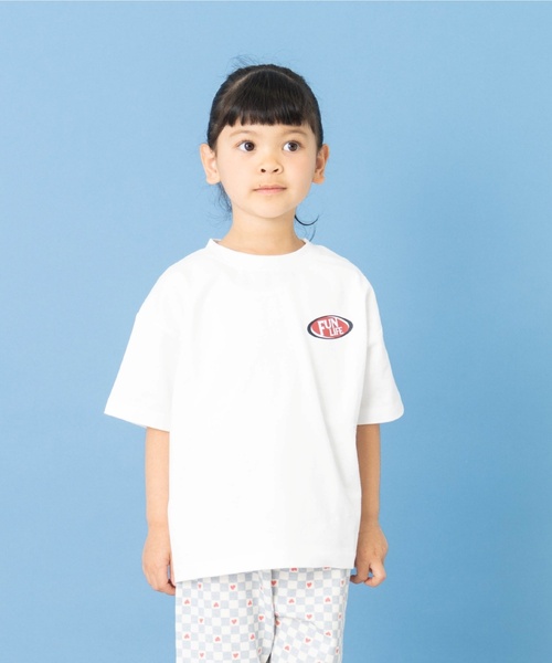 and D. petit main(アンドディープティマイン)の「【綿100】【365D.】メッセージバックBIGロゴ半袖Tシャツ(Tシャツ/カットソー・キッズ・ホワイト/ブラック/ブルー/レッド・90cm/140cm/130cm/120cm/100cm/110cm)」の7枚目の写真