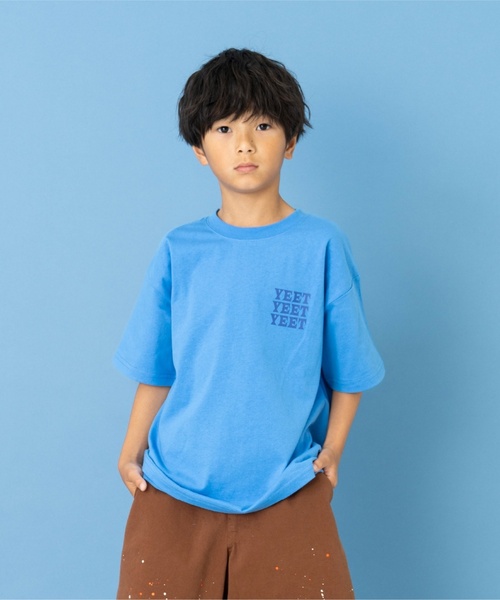 and D. petit main(アンドディープティマイン)の「【綿100】【365D.】メッセージバックBIGロゴ半袖Tシャツ(Tシャツ/カットソー・キッズ・ホワイト/ブラック/ブルー/レッド・90cm/140cm/130cm/120cm/100cm/110cm)」の11枚目の写真