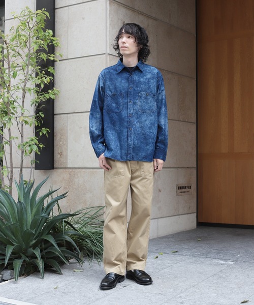 OMNIGOD mens / オムニゴッド] シャンブレー(手染めインディゴムラ