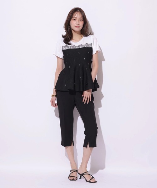 Mystrada（マイストラーダ）の「サブリナパンツ（その他パンツ・レディース・ブラック・38/36/34）」の2枚目の写真