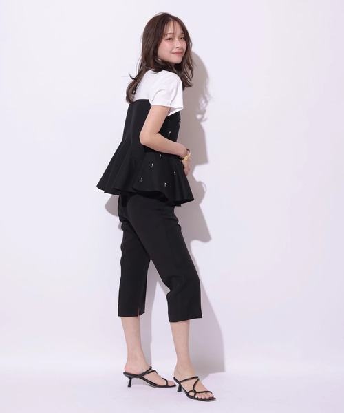 Mystrada（マイストラーダ）の「サブリナパンツ（その他パンツ・レディース・ブラック・38/36/34）」の5枚目の写真