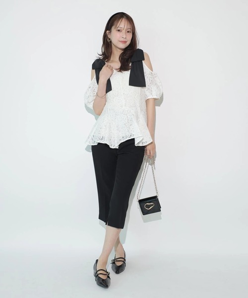 Mystrada（マイストラーダ）の「サブリナパンツ（その他パンツ・レディース・ブラック・38/36/34）」の7枚目の写真