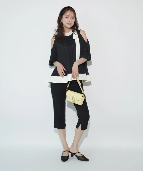 Mystrada（マイストラーダ）の「サブリナパンツ（その他パンツ・レディース・ブラック・38/36/34）」の8枚目の写真