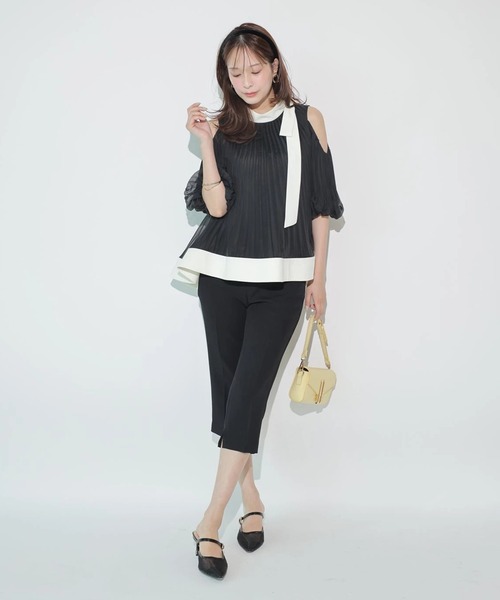 Mystrada（マイストラーダ）の「サブリナパンツ（その他パンツ・レディース・ブラック・38/36/34）」の9枚目の写真