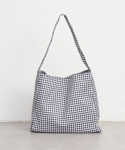 mystic(ミスティック)の「ギンガムチェックトートBAG(トートバッグ・レディース・ブラック・ONE SIZE)」の1枚目の写真