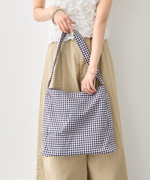 mystic(ミスティック)の「ギンガムチェックトートBAG(トートバッグ・レディース・ブラック・ONE SIZE)」の15枚目の写真
