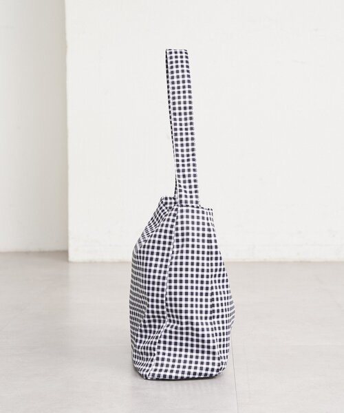mystic(ミスティック)の「ギンガムチェックトートBAG(トートバッグ・レディース・ブラック・ONE SIZE)」の2枚目の写真