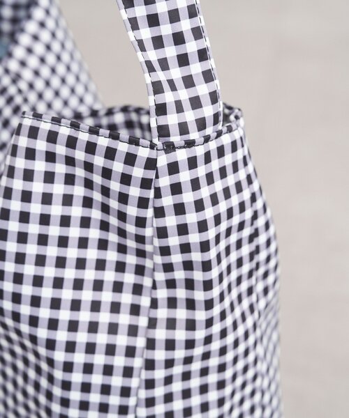 mystic(ミスティック)の「ギンガムチェックトートBAG(トートバッグ・レディース・ブラック・ONE SIZE)」の3枚目の写真