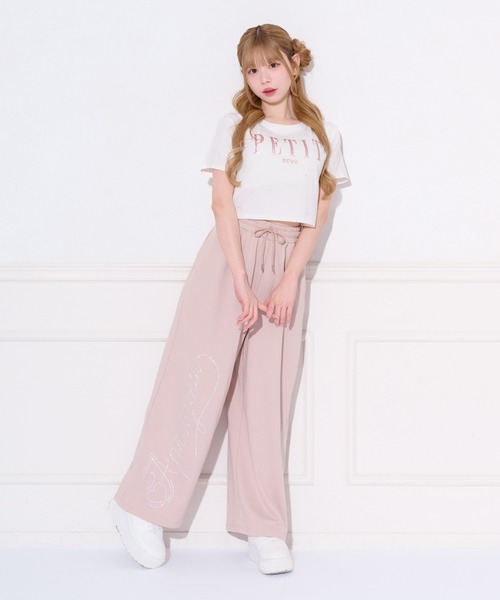 apres jour（アプレジュール）の「スパンコールロゴストーンTシャツ（Tシャツ/カットソー・レディース・ブラック/ホワイト系その他/オフホワイト・X-LARGE/フリー）」の18枚目の写真