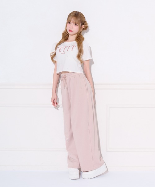 apres jour（アプレジュール）の「スパンコールロゴストーンTシャツ（Tシャツ/カットソー・レディース・ブラック/ホワイト系その他/オフホワイト・X-LARGE/フリー）」の19枚目の写真