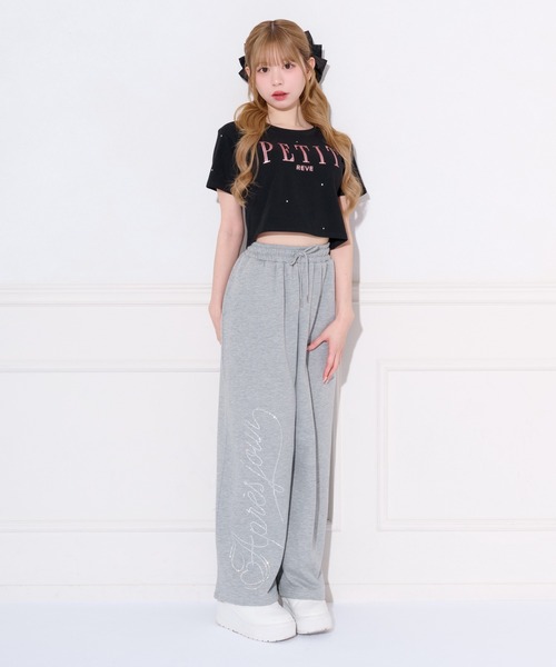 apres jour（アプレジュール）の「スパンコールロゴストーンTシャツ（Tシャツ/カットソー・レディース・ブラック/ホワイト系その他/オフホワイト・X-LARGE/フリー）」の12枚目の写真