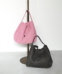 【温かみある手機折り】CL3910 HAND＆WORK COTTON JUTE ONE HANDLE BAG L