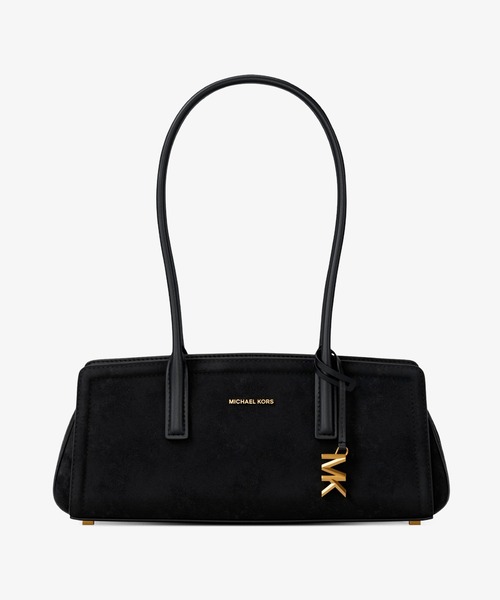 MICHAEL KORS(マイケルコース)の「LAILA スエード ショルダーバッグ スモール(ショルダーバッグ・レディース・ブラック・FREE)」の1枚目の写真