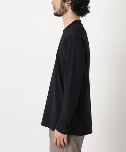 NANO universe(ナノユニバース)の「ジャケT(R) クルーネック 長袖(Tシャツ/カットソー・メンズ・ブラック/ホワイト・L/S/M/XL)」の22枚目の写真