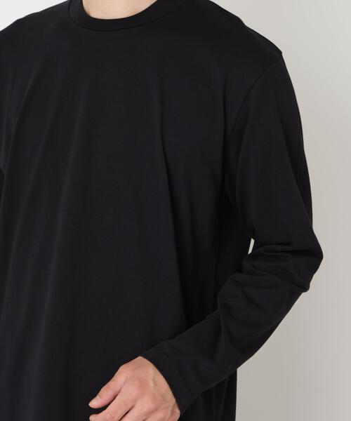 NANO universe(ナノユニバース)の「ジャケT(R) クルーネック 長袖(Tシャツ/カットソー・メンズ・ブラック/ホワイト・L/S/M/XL)」の4枚目の写真