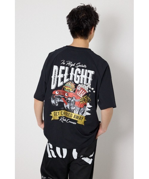 RODEO CROWNS WIDE BOWL(ロデオクラウンズワイドボウル)の「DELIGHT Tシャツ(Tシャツ/カットソー・メンズ・ネイビー/ブラック/マジェンタ・MEDIUM/LARGE)」の5枚目の写真