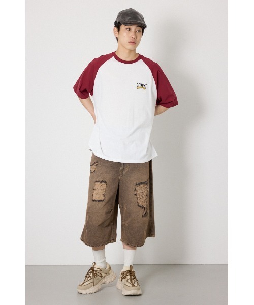 RODEO CROWNS WIDE BOWL(ロデオクラウンズワイドボウル)の「DELIGHT Tシャツ(Tシャツ/カットソー・メンズ・ネイビー/ブラック/マジェンタ・MEDIUM/LARGE)」の10枚目の写真