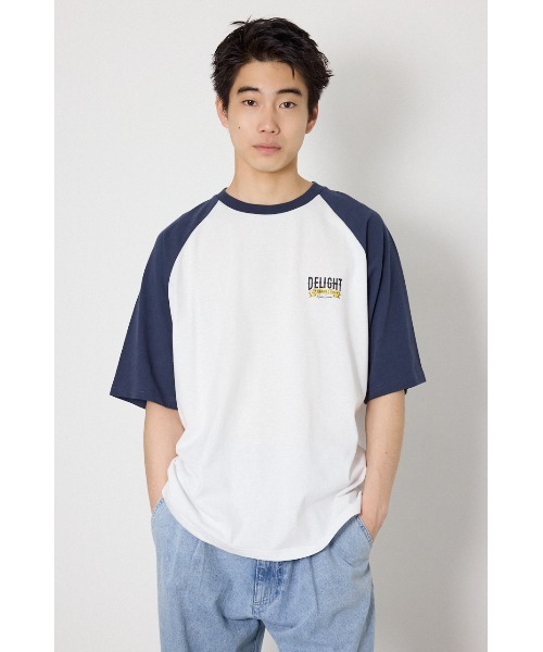 RODEO CROWNS WIDE BOWL(ロデオクラウンズワイドボウル)の「DELIGHT Tシャツ(Tシャツ/カットソー・メンズ・ネイビー/ブラック/マジェンタ・MEDIUM/LARGE)」の13枚目の写真