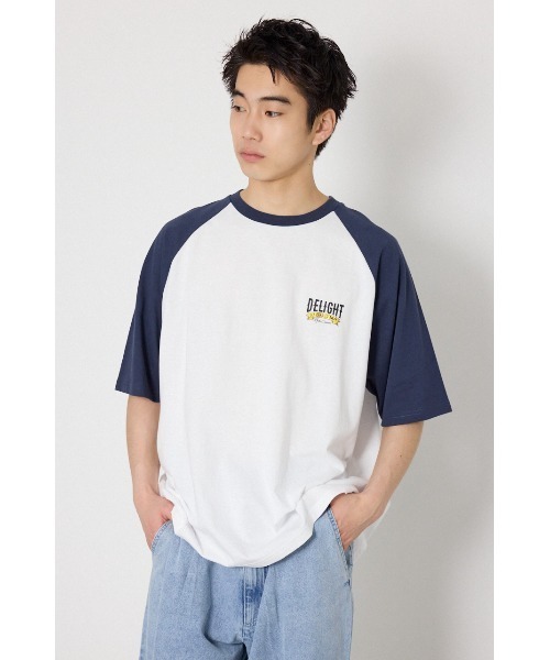 RODEO CROWNS WIDE BOWL(ロデオクラウンズワイドボウル)の「DELIGHT Tシャツ(Tシャツ/カットソー・メンズ・ネイビー/ブラック/マジェンタ・MEDIUM/LARGE)」の14枚目の写真