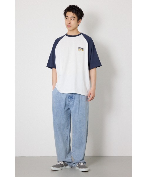 RODEO CROWNS WIDE BOWL(ロデオクラウンズワイドボウル)の「DELIGHT Tシャツ(Tシャツ/カットソー・メンズ・ネイビー/ブラック/マジェンタ・MEDIUM/LARGE)」の15枚目の写真