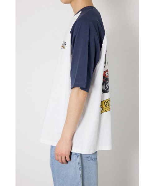RODEO CROWNS WIDE BOWL(ロデオクラウンズワイドボウル)の「DELIGHT Tシャツ(Tシャツ/カットソー・メンズ・ネイビー/ブラック/マジェンタ・MEDIUM/LARGE)」の18枚目の写真