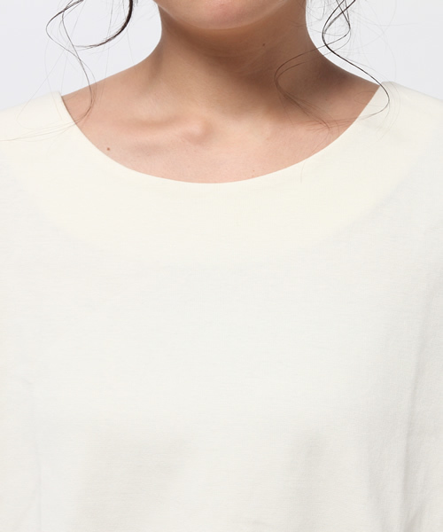OUTLET（アウトレット）の「【Discoat】袖プリーツシフォンP/O（Tシャツ/カットソー・レディース・ボルドー/オフホワイト・LARGE/MEDIUM）」の6枚目の写真