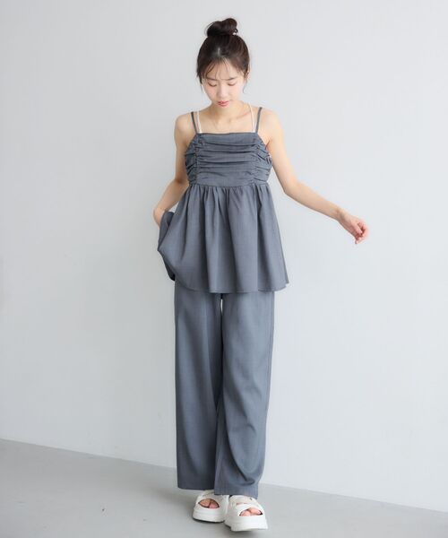 RETRO GIRL(レトロガール)の「【セットアイテム】キャミビスチェ×ラフPTSET(アンサンブル・レディース・イエロー/ブラウン系その他/ライトグレー・FREE)」の11枚目の写真