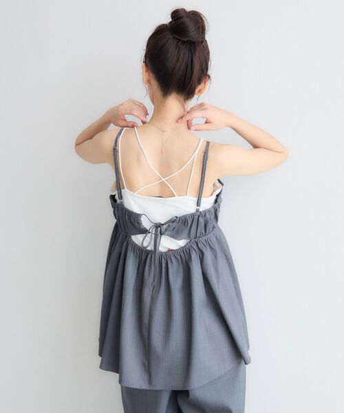 RETRO GIRL(レトロガール)の「【セットアイテム】キャミビスチェ×ラフPTSET(アンサンブル・レディース・イエロー/ブラウン系その他/ライトグレー・FREE)」の7枚目の写真