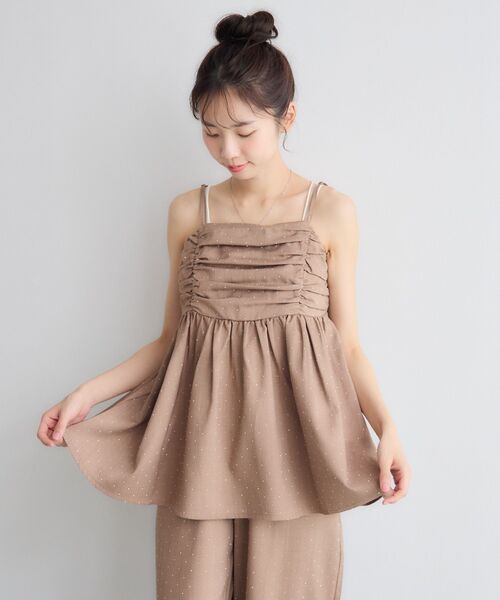 RETRO GIRL(レトロガール)の「【セットアイテム】キャミビスチェ×ラフPTSET(アンサンブル・レディース・イエロー/ブラウン系その他/ライトグレー・FREE)」の14枚目の写真