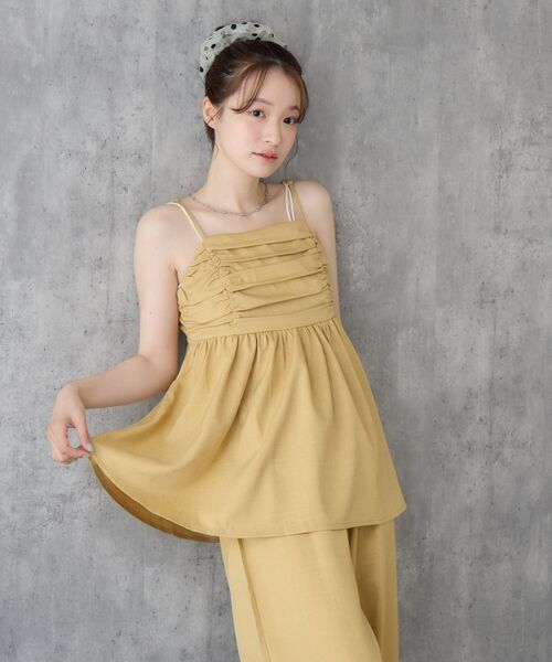 RETRO GIRL(レトロガール)の「【セットアイテム】キャミビスチェ×ラフPTSET(アンサンブル・レディース・イエロー/ブラウン系その他/ライトグレー・FREE)」の20枚目の写真