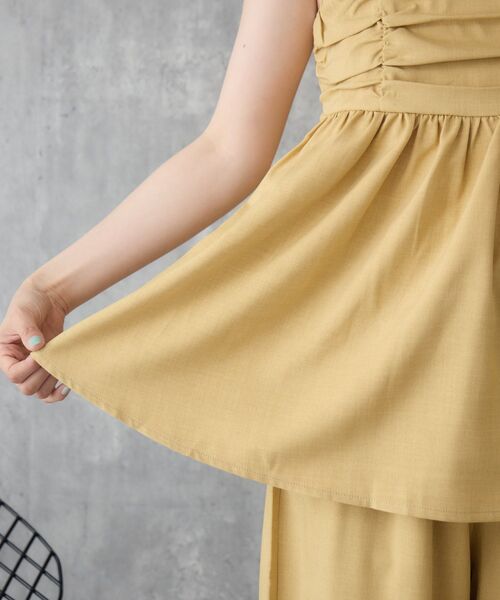 RETRO GIRL(レトロガール)の「【セットアイテム】キャミビスチェ×ラフPTSET(アンサンブル・レディース・イエロー/ブラウン系その他/ライトグレー・FREE)」の16枚目の写真