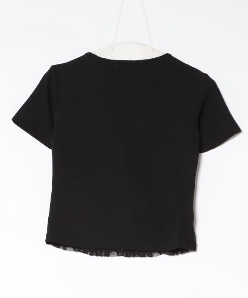 Bling Leads(ブリングリーズ)の「【Bls】 【ZL】【Bling Leads】レースヘンリーネックTEE(Tシャツ/カットソー・レディース・ホワイト/ブラック・FREE)」の3枚目の写真