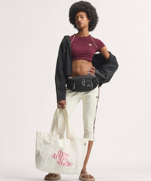 adidas(アディダス)の「adidas OG SPORT T-SHIRTS BRA / アディダス オリジナルス スポーツ SST ブラTシャツ(Tシャツ/カットソー・レディース・マルーン・L/M/S)」の10枚目の写真